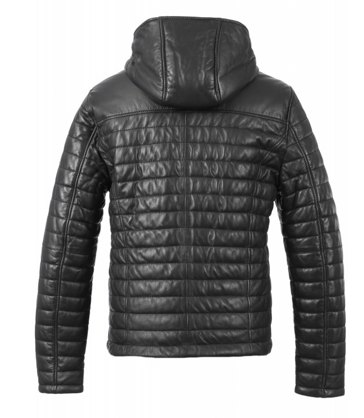 aurelien-ref-61814-noir-doudoune-en-cuir-veritable