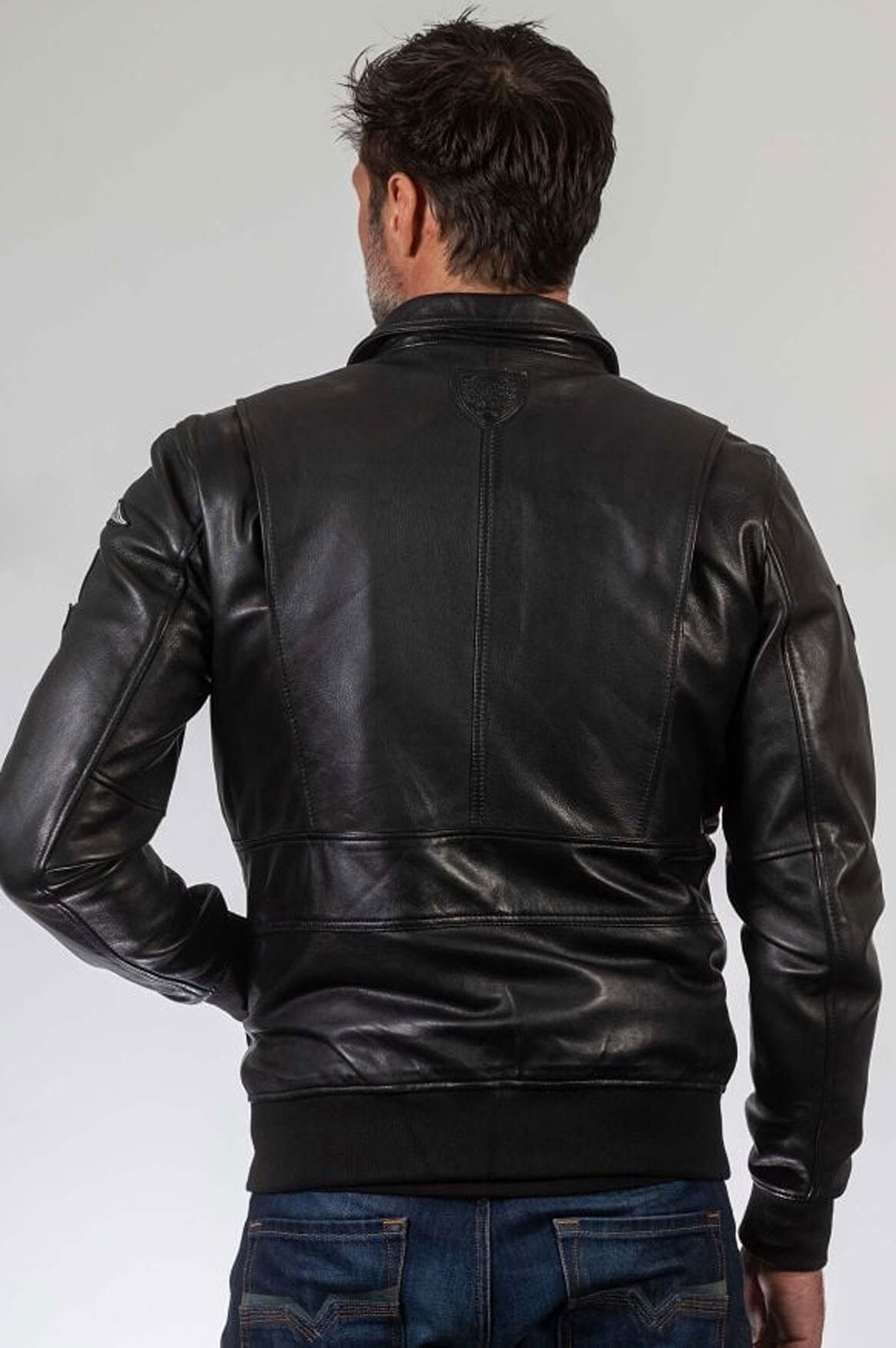 blouson cuir homme trenchard noir royal air force (3)