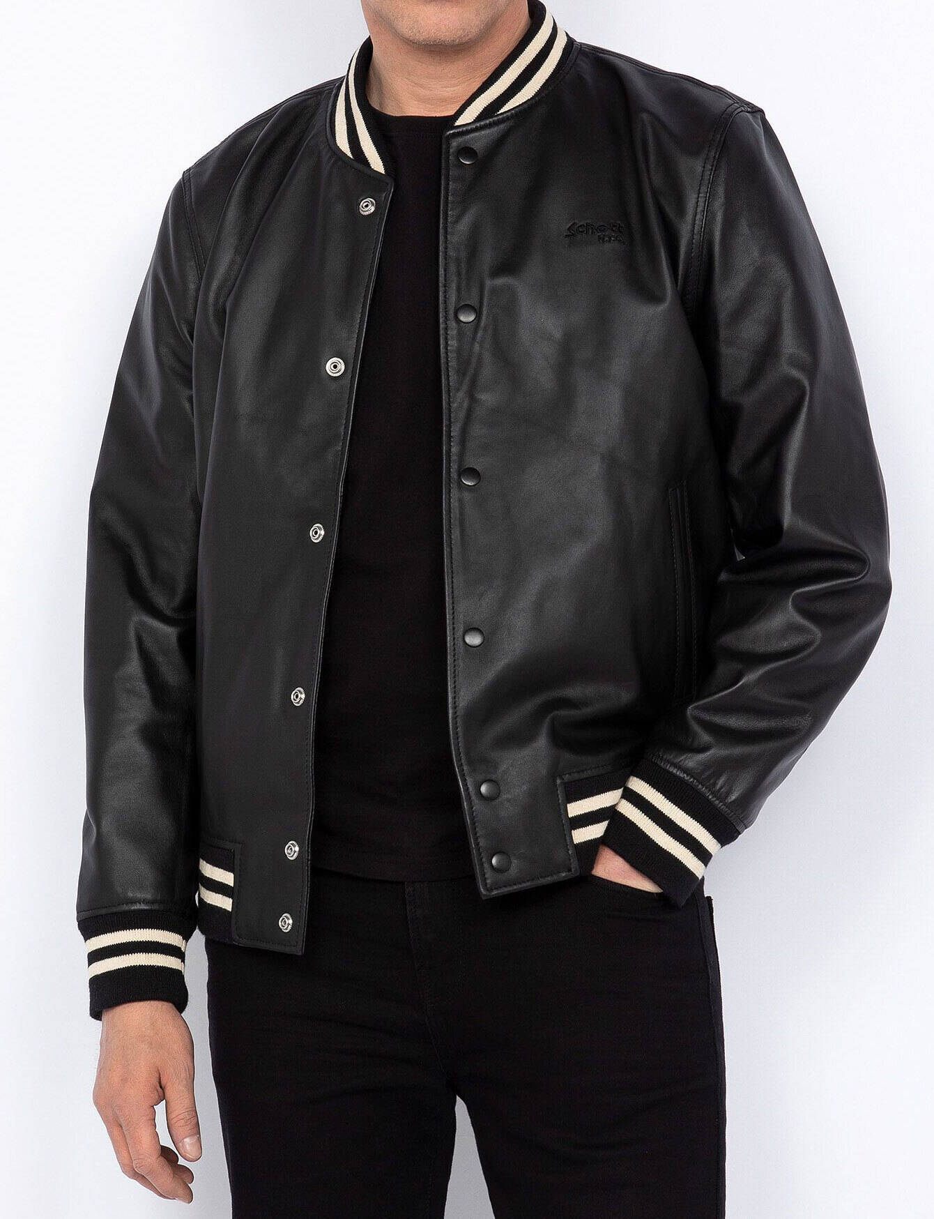 blouson cuir lcteddys23 noir (1)