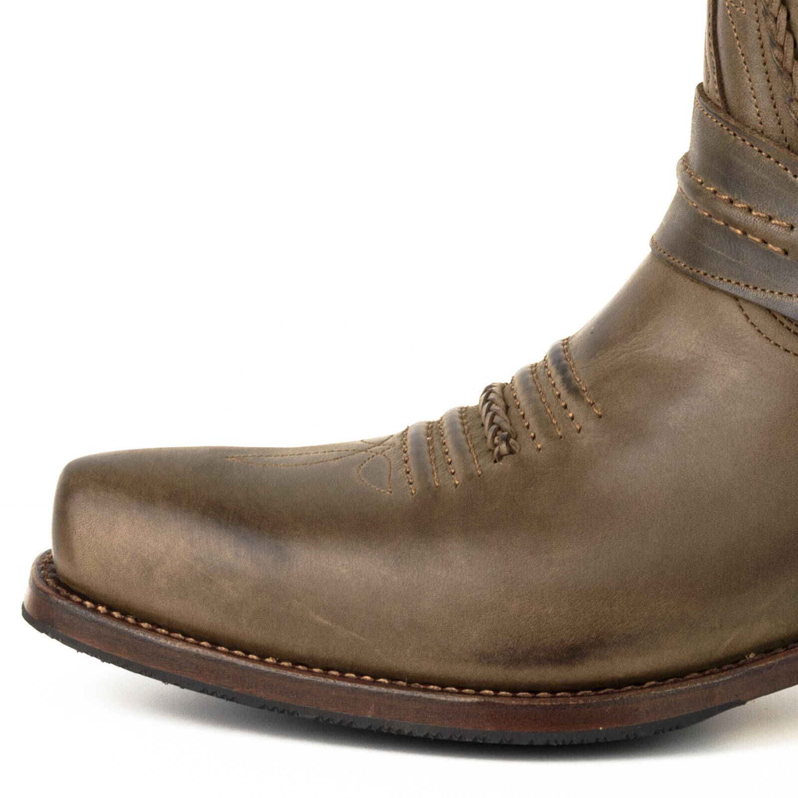 bottes cuir biker mayura crazy old sadale réf 208 (5)