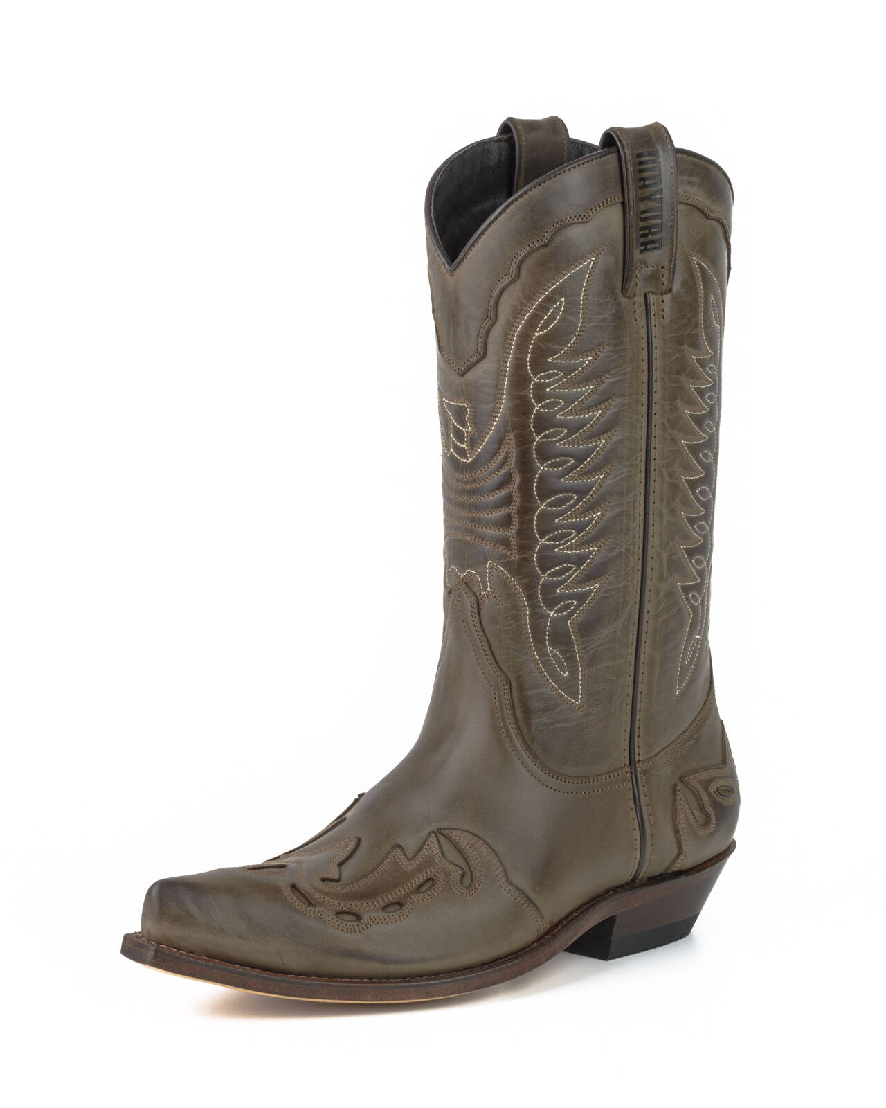 bottes cuir mayura cowboy crazy old sadale réf 215 (1)