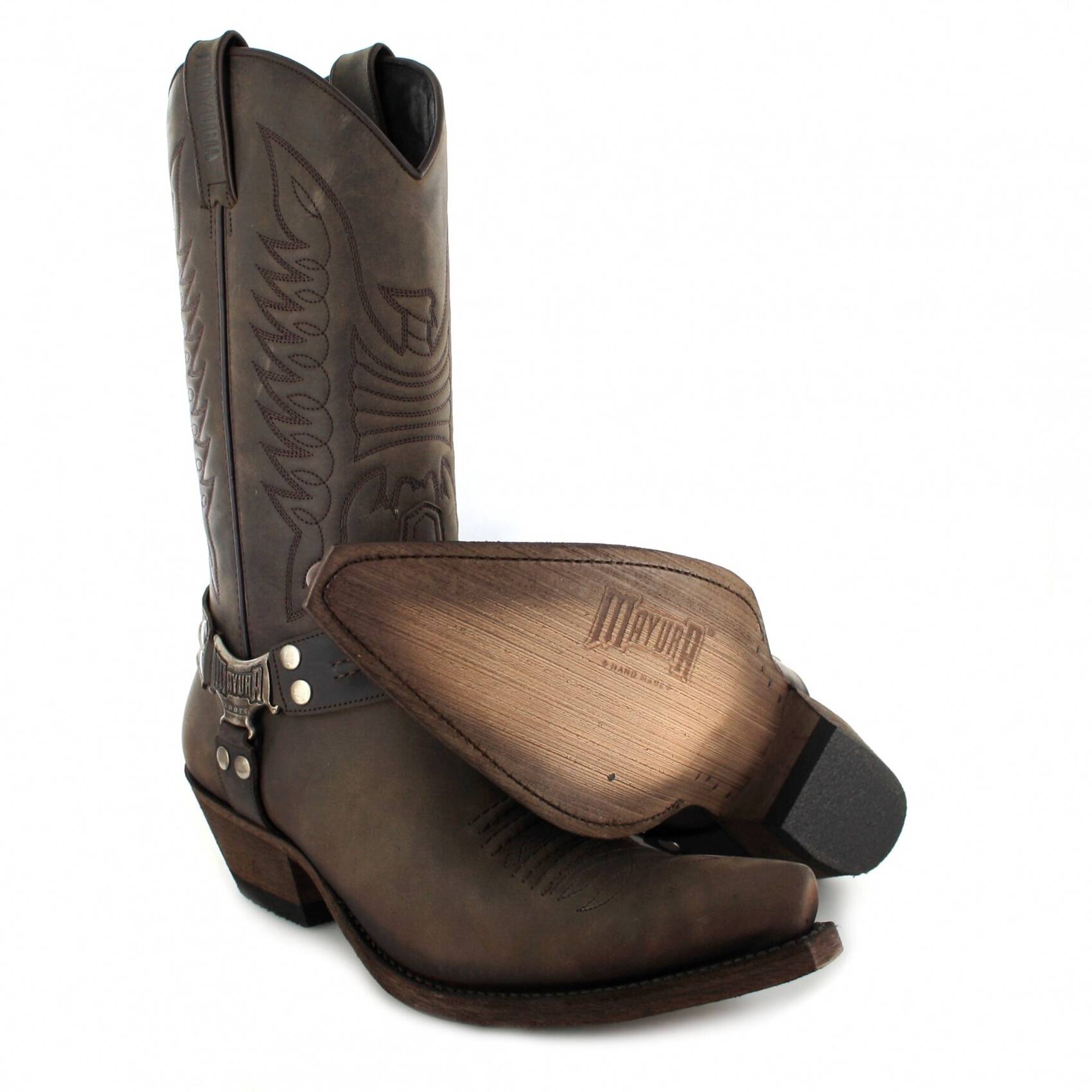bottes cuir mayura cowboy nairobi ceniza réf 212 (1)
