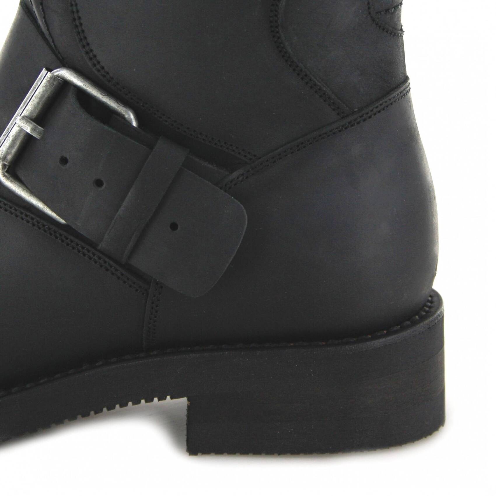 bottes cuir moto mayura crazy old negro réf 113 (5)