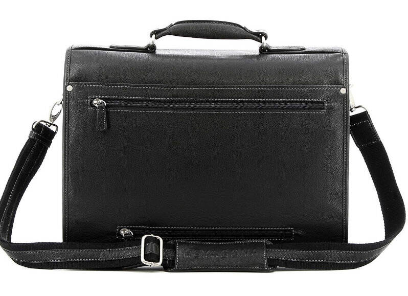 cartable cuir vachette hexagona 469537 noir  (2)