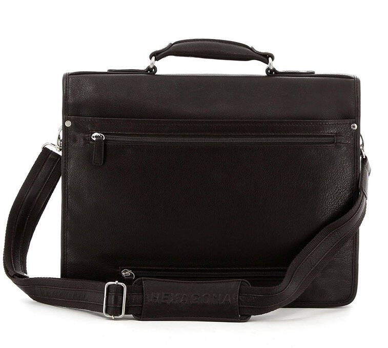 cartable cuir vachette hexagona 469546 marron fonce (2)