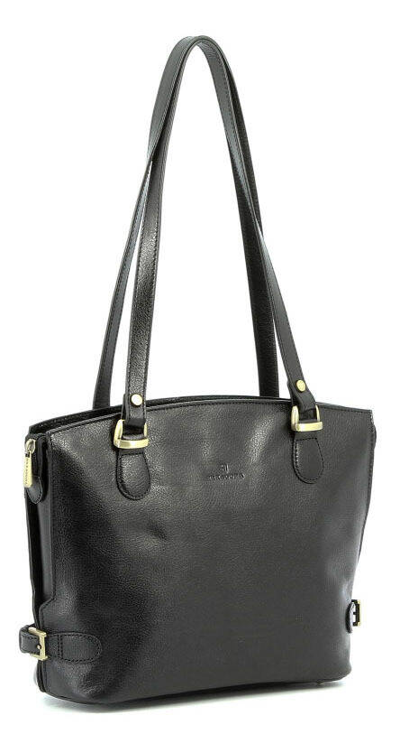 maroquinerie femme sac cuir 111807 noir biais