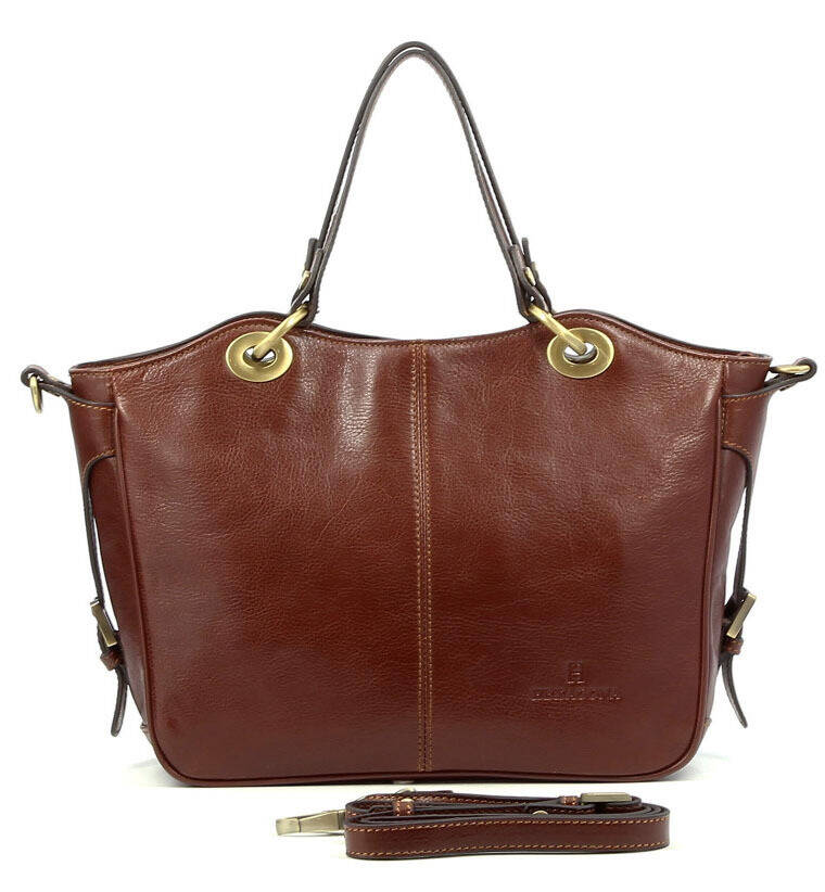 maroquinerie femme sac cuir 114577 marron face