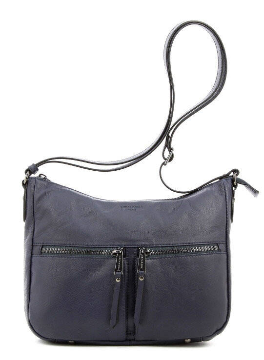 maroquinerie femme sac cuir 415368 bleu nuit face