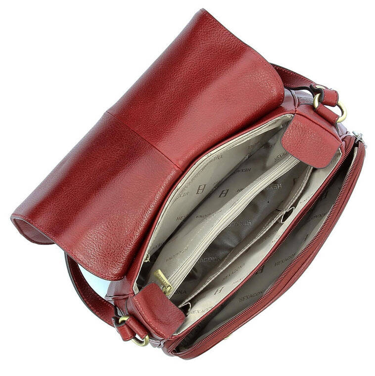 maroquinerie femme sac cuir vachette 111806 carmin doublure