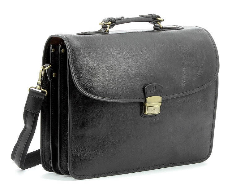 maroquinerie homme cartable cuir hexagona 119074 noir (1)