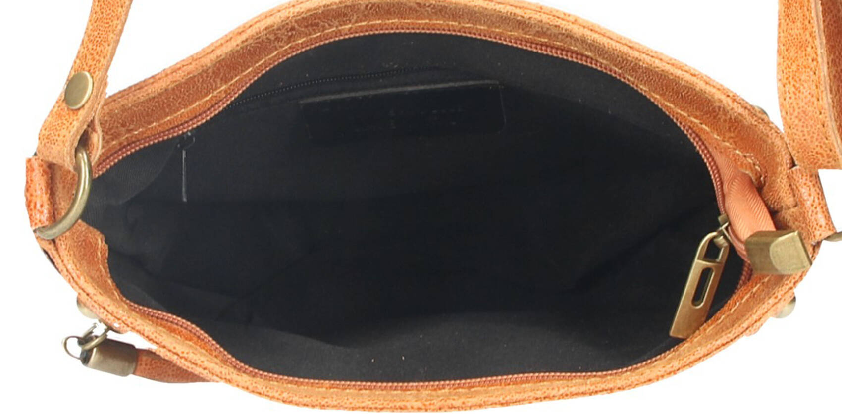 pochette en cuir à bandoulière evan cognac  (2)