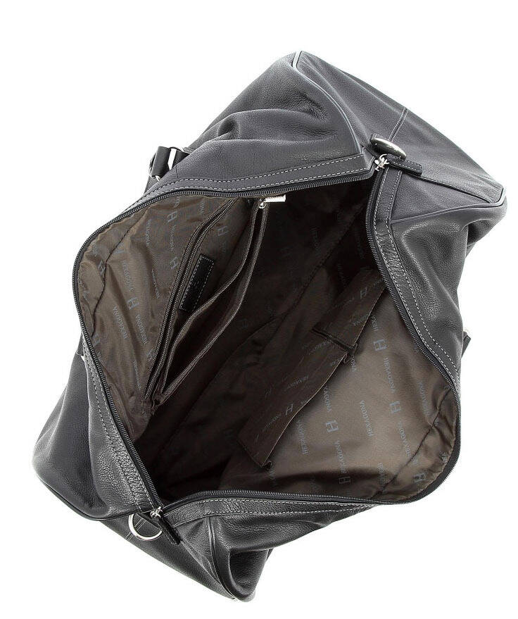 sac de voyage cuir vachette noir 462966 ouvert