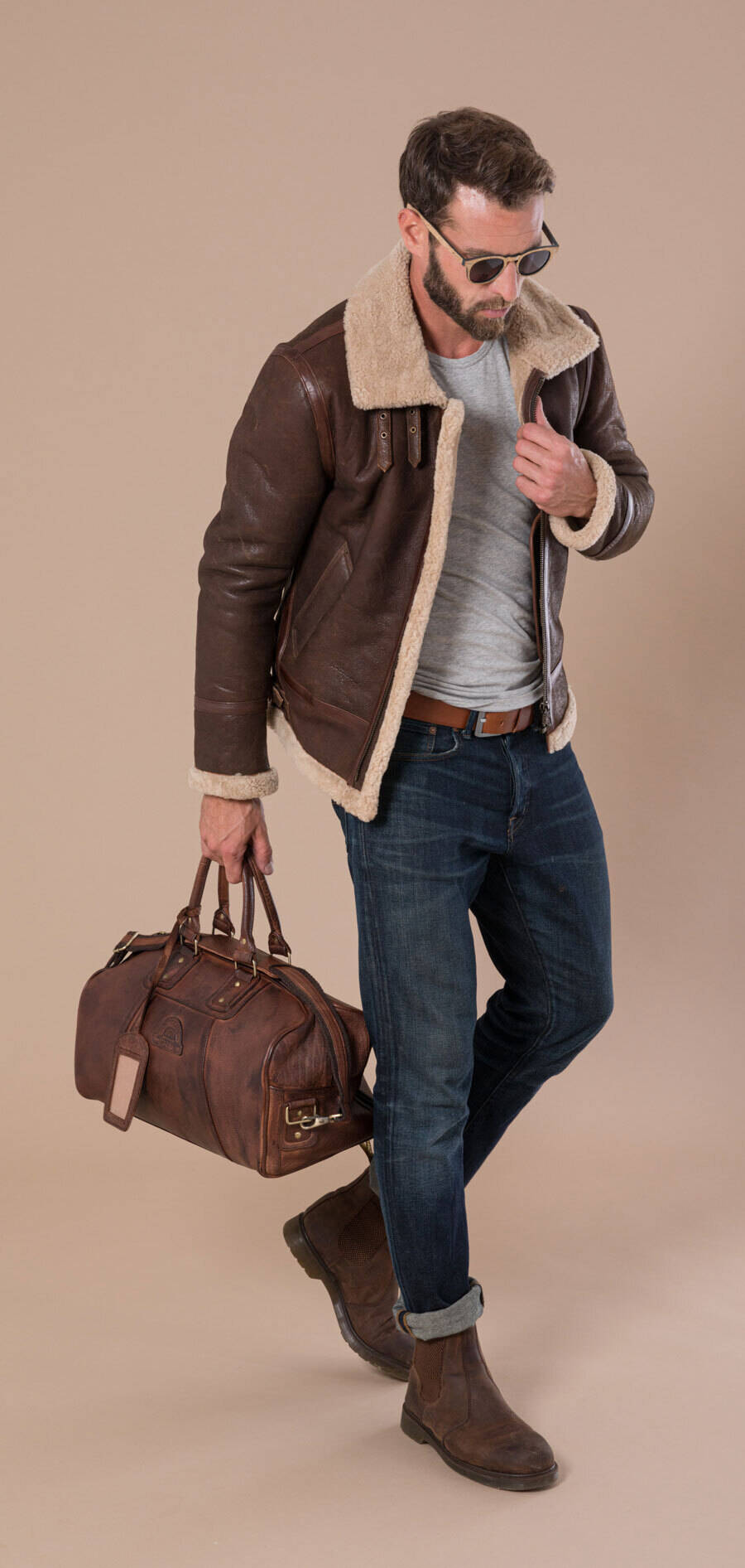 sac de voyage homme et femme vachette marron vieilli 100793 (1)