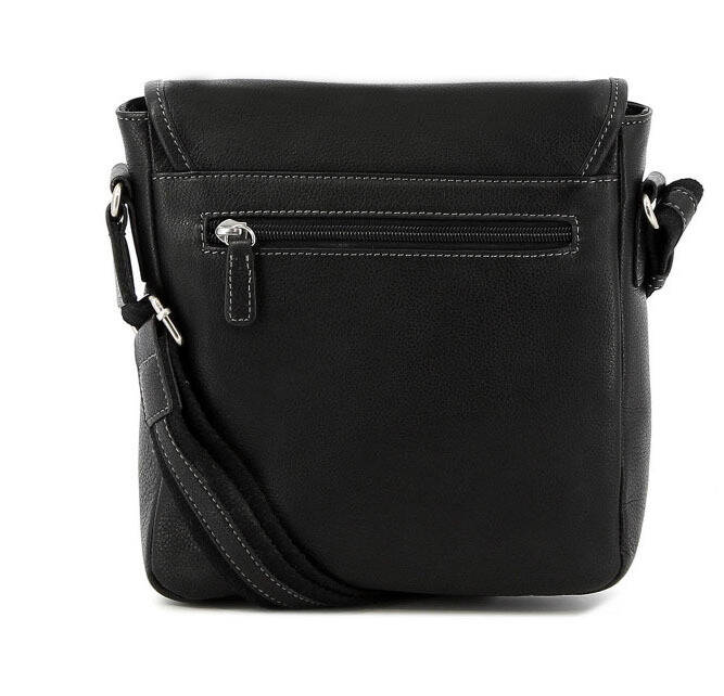 sacoche cuir noir 461326 dos