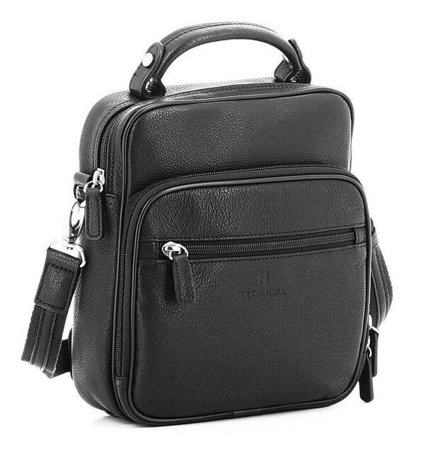 sacoche cuir noir 461831 biais