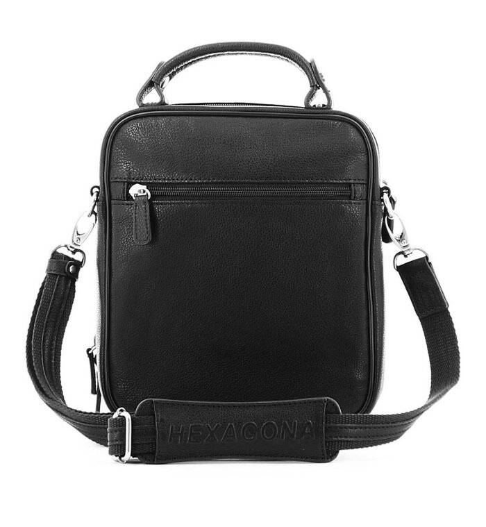 sacoche cuir noir 461831 dos