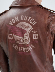 blouson cuir homme biker style perf von dutch 102066 (14)