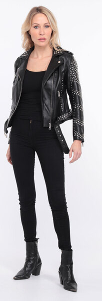 Blouson cuir noir marbella clout� (14)