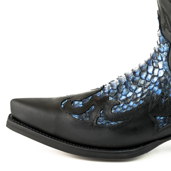 bota-cowboy-modelo-1935-C-MEX-crazy-old-negro-piton-nature-azul-4