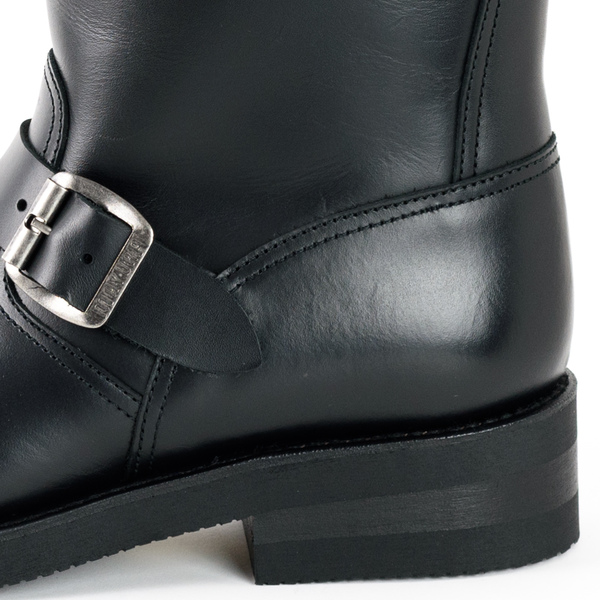 bottes cuir moto mayura pull oil negro réf 109 (6)