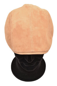 casquette plate beret cuir vachette velours bn098 (6)