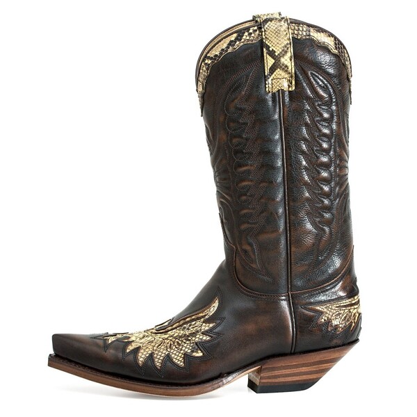 details santiags cuir sendra 7106 3