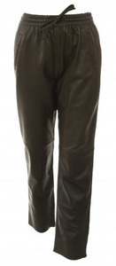 gift-ref-63641-marron-fonce-pantalon-jogpant-cuir-veritable