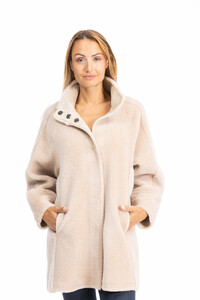 manteau laine femme cafe 64544 (1)