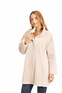 manteau laine femme cafe 64544 (3)