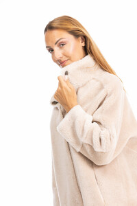 manteau laine femme cafe 64544 (7)