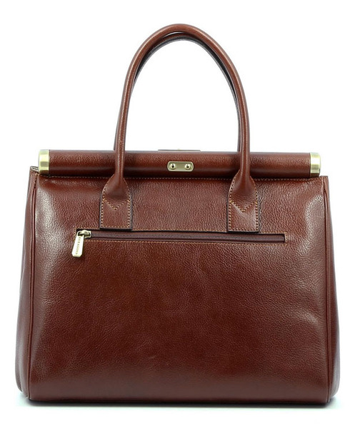 maroquinerie femme sac cuir 112550 marron dos
