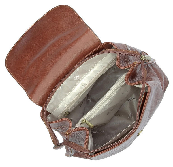 maroquinerie femme sac cuir 112914 marron doublure