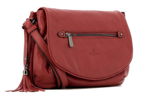 maroquinerie femme sac cuir 415495 carmin biais