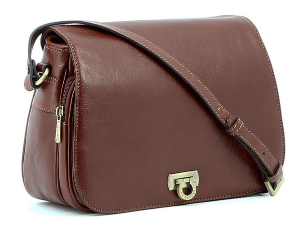 maroquinerie femme sac cuir vachette 111806 marron biais