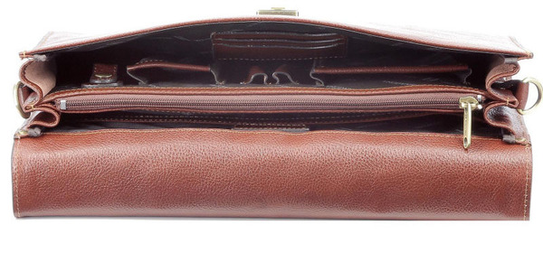 maroquinerie homme cartable cuir hexagona 110451 marron (4)