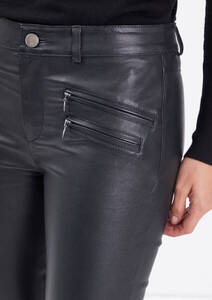 pantalon cuir femme stretch noir dina 100888 (2)