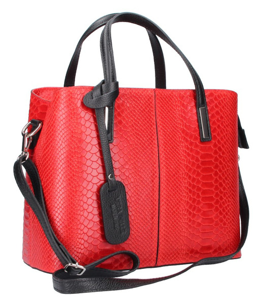 sac à main en cuir véritable merle rosso (1)