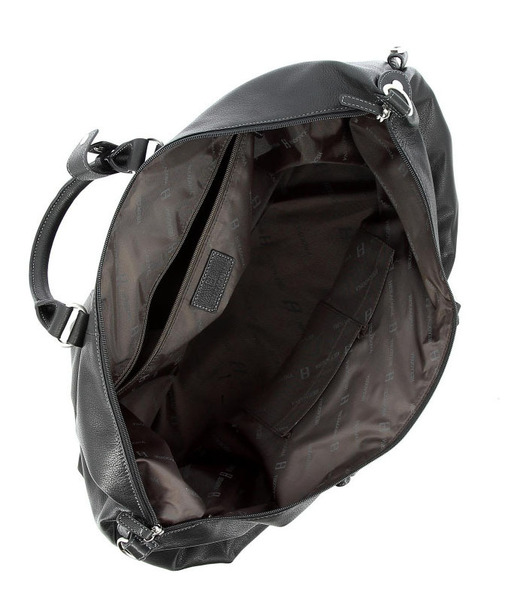 sac de voyage cuir vachette noir 463134 ouvert