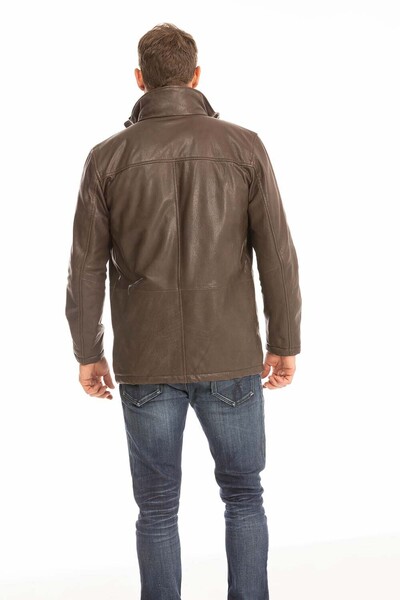 trois quart cuir homme marron logan (9)