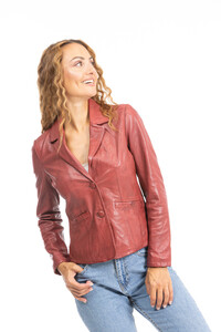 veste cuir femme rouge resi (5)