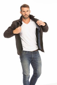 veste cuir homme franck noir marron  (11)