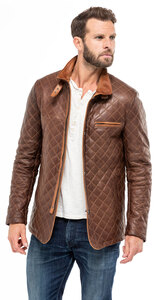 veste cuir homme style blazer e09 c469 mannequin (2)