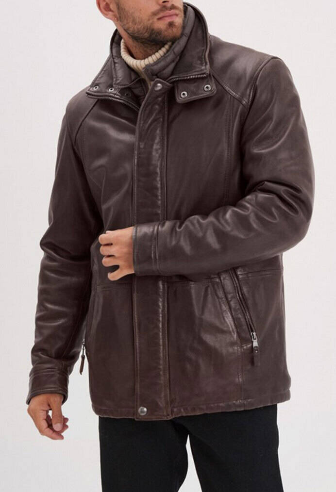 veste cuir homme cerro marron (2)